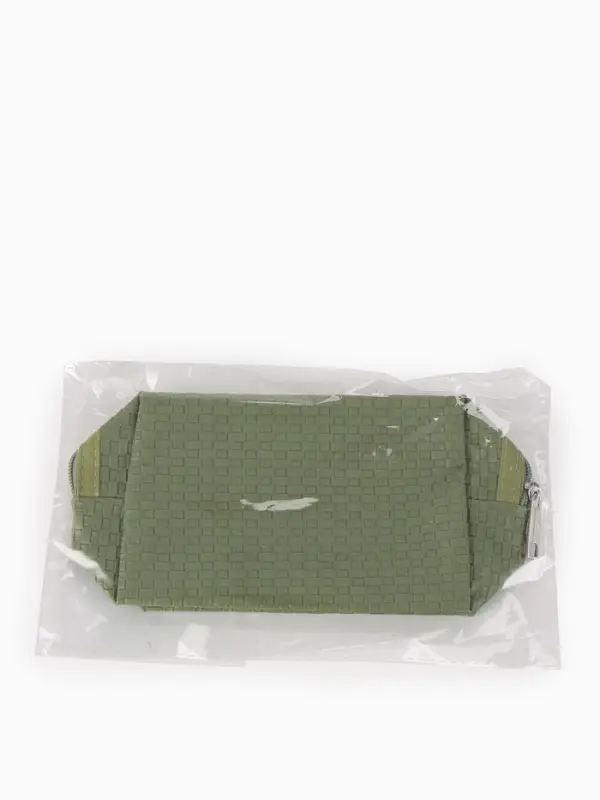 Косметичка дор Плетенка, 16*5*10, отдел на молнии, хаки