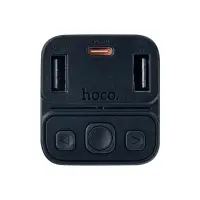 Трансмиттер АЗУ E87 HOCO PD20W + 2 USB car BT FM чёрный