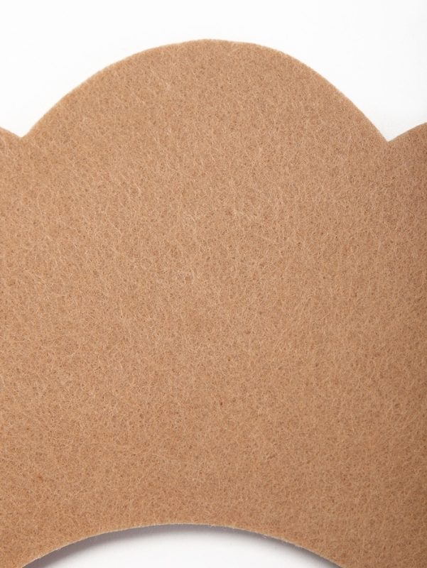 Ветеринарный воротник из фетра  Ветеринарный воротник из фетра "Ромашка", размер L, коричневый