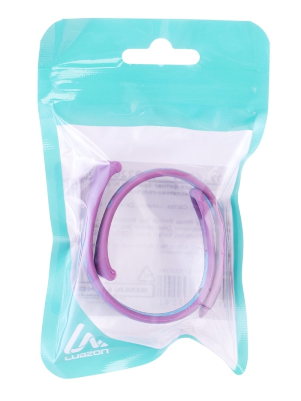 Ремешок Luazon для фитнес-браслета Mi Band 8, с перфорацией, фиолетово-голубой Ремешок Luazon для фитнес-браслета Mi Band 8, с перфорацией, фиолетово-голубой