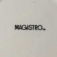 Блюдо для подачи Magistro Slate, d=21 см, фарфор, белое