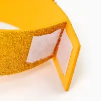 Карнавальный браслет новогодний «Снежинка», золотой