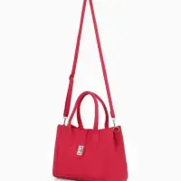 Сумка женская тоут TEXTURA на молнии, 31&times;11&times;21 см, розовая