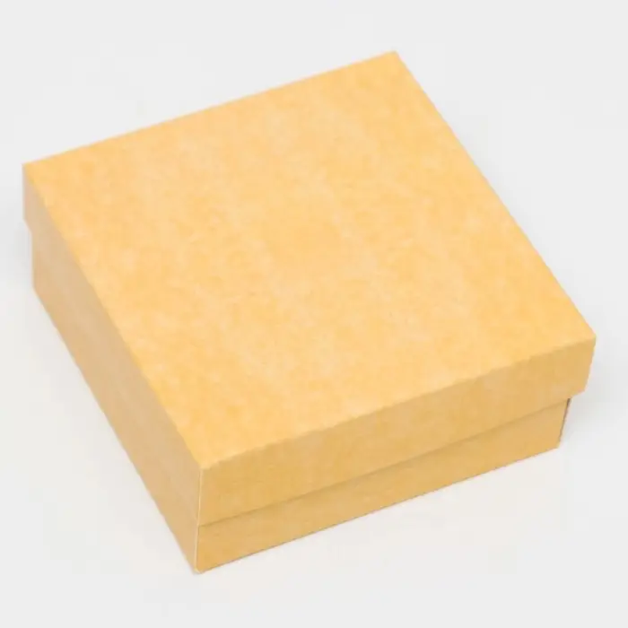 Коробка подарочная складная, упаковка, крышка-дно, крафт, 12&times;12&times;5 см