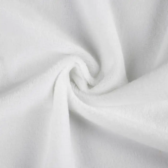 Отрез для рукоделия, плюш, белый, 53&times;50 см
