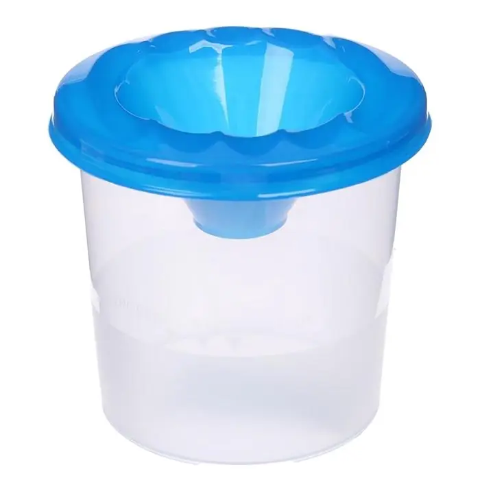 Стакан - непроливайка для рисования Calligrata, 210 мл, синий