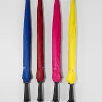 Зонт - трость полуавтоматический &laquo;Однотонный&raquo;, 16 спиц, R=46/55 см, d=92 см, МИКС