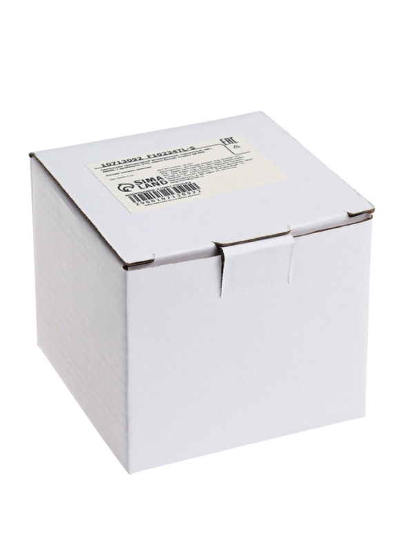 Светильник светодиодный встраиваемый, поворотный, 6Вт, 4000К, с драйвером, D75, черно-белый   107130 Светильник светодиодный встраиваемый, поворотный, 6Вт, 4000К, с драйвером, D75, черно-белый   107130