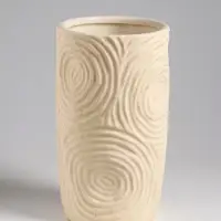 Ваза настольная керамика "Гуидо" 23х13 см, белый Ваза настольная керамика "Гуидо" 23х13 см, белый