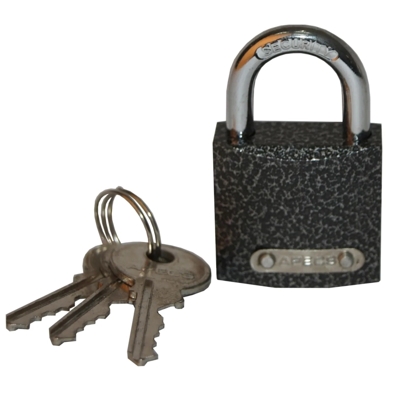 Замок СпецМеб KD_0MX навесной 32 мм хром/серый