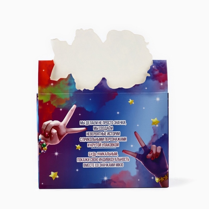 Значки деревянные «Аниме» в шоубоксе, 20 шт Значки деревянные «Аниме» в шоубоксе, 20 шт