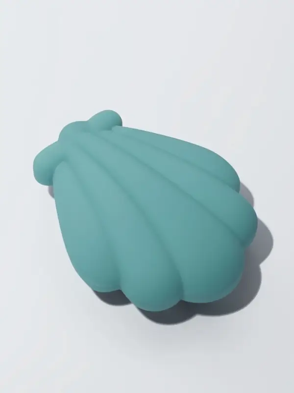 Расчёска массажная &laquo;Ракушка&raquo;, 11&times;8.5 см, голубая