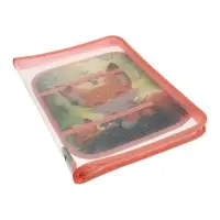 Папка для труда А4 &laquo;Лисята в лесу&raquo;, молния вокруг/откидная планка