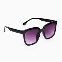Очки солнцезащитные женские &laquo;OneSun. Wayfarer&raquo;, uv 400, линза 5.2&times;4.2 см, чёрный, фиолетовый