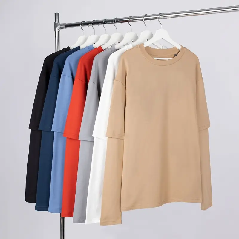 Футболка оверсайз с двойным рукавом Kosmos, светло-серая, размер XS/S Футболка оверсайз с двойным рукавом Kosmos, светло-серая, размер XS/S