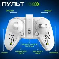Робот &laquo;Хамелеон&raquo; IQ BOT, на пульте управления, интерактивный: звук, свет, на батарейках