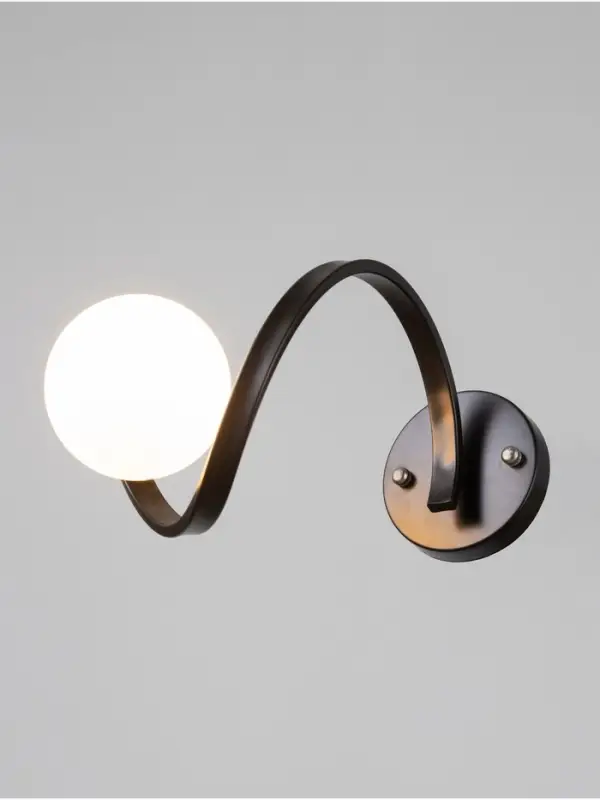 Бра настенный BayerLux Nadine, 1&times;10 Вт, GU10, черный, 37&times;16&times;32 см