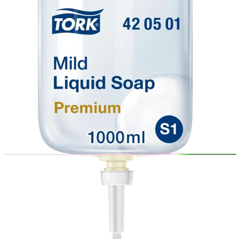 Картридж с жидким мылом Tork S1 крем 1л, 421501/420501