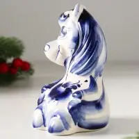 Сувенир Лошадка Маруся, 10х6х6,5см, гжель