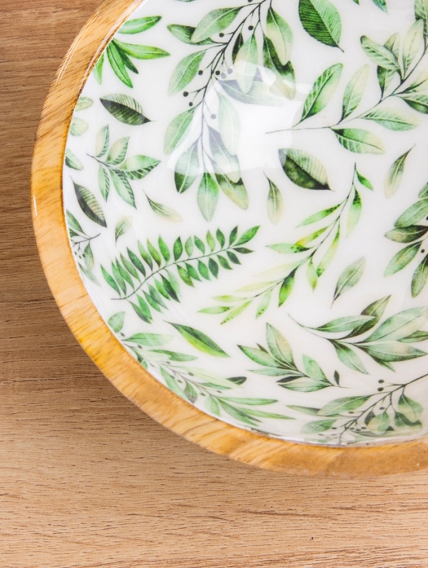 Миска Миска "Оливковая ветвь" дерево манго 17,5х17,5х6,5 см