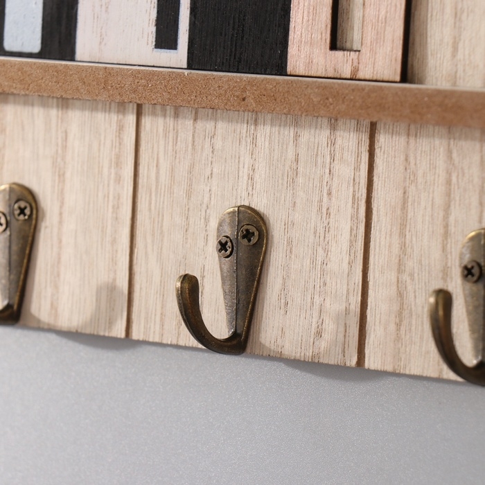 Крючки декоративные дерево Крючки декоративные дерево "Домики" 19х29 см