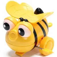 Заводная игрушка "Пчела", переворачивается, цвета МИКС