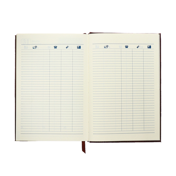 Ежедневник полудатированный, А5, 192 листа, линейка, обложка кожзам, золотой срез,  Ежедневник полудатированный, А5, 192 листа, линейка, обложка кожзам, золотой срез, "Крокодил", коричневый