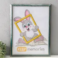 Фоторамка для фото 30&times;40 см Keep memories &laquo;Офис&raquo;, пластик, малахит, (пластиковый экран)