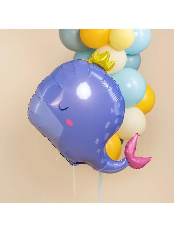 Воздушный шар фольгированный 34" &laquo;Кит&raquo;