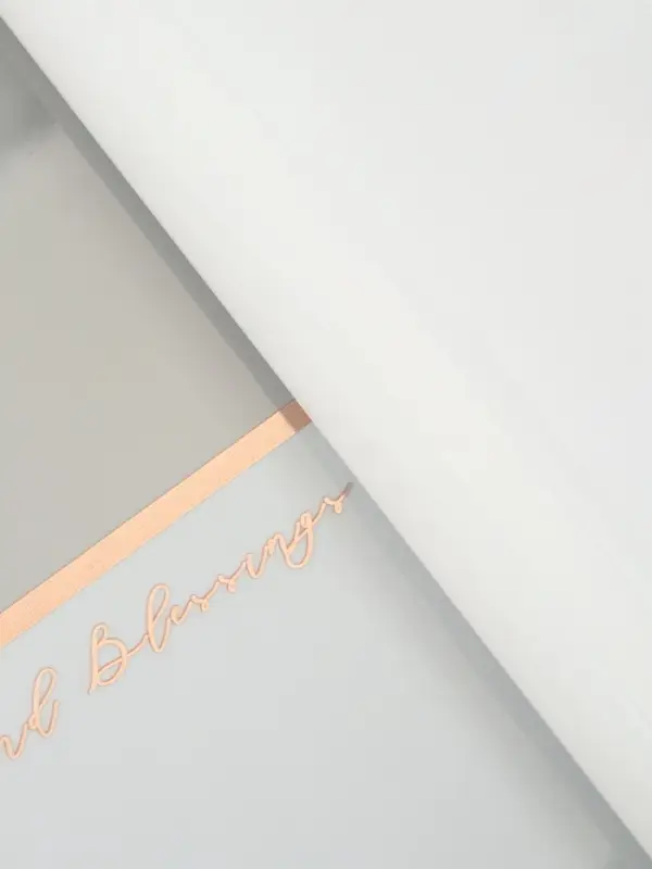 Пленка для цветов, "Полоса с окном", белая, 57х57&plusmn;2 см