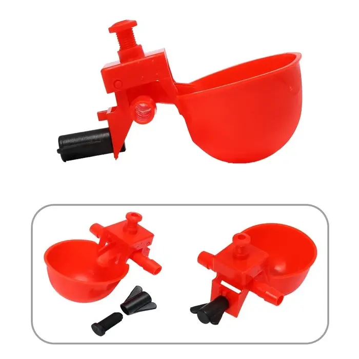 Поилка чашечная для домашней птицы, под трубку 10 мм, Greengo Поилка чашечная для домашней птицы, под трубку 10 мм, Greengo