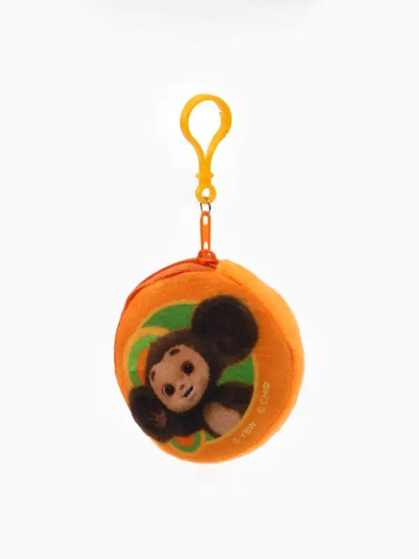 Кошелек детский плюшевый &laquo;Чебурашка&raquo; 9&times;9&times;1