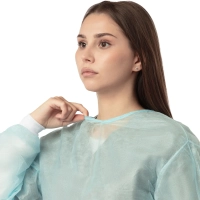 Халат хирург. ЕВРО стер. смс рук на манж дл.120 см пл.25 р-р 52-54  Инмедиз