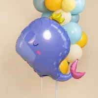 Воздушный шар фольгированный 34" &laquo;Кит&raquo;