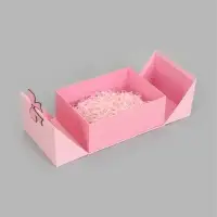 Коробка подарочная с наполнением, 29&times;21&times;11 см, гирлянда, бумажный наполнитель