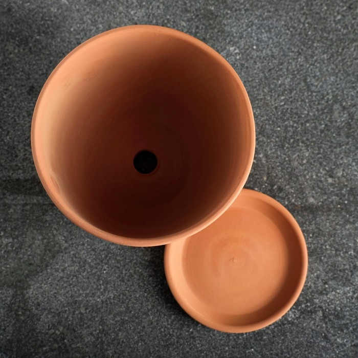 Горшок цветочный Терра №3 1,4 л, терракот Горшок цветочный Терра №3 1,4 л, терракот