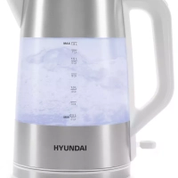 Чайник HYK-P4025 1,9л 2200Вт белый (пластик)