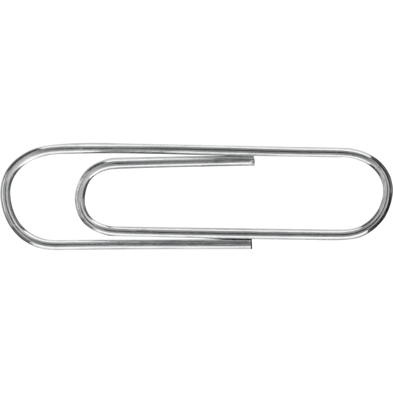 Скрепки Attache оцинкованные 28 мм, негофрированные, 100шт/уп