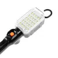 Светильник переносной светодиодный Luazon Lighting с выключателем, 12 Вт, 25 LED, 5 м, чёрный