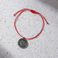 Браслет-талисман (3 шт) «Притягивает удачу», красная нить, длина 24 см Браслет-талисман (3 шт) «Притягивает удачу», красная нить, длина 24 см
