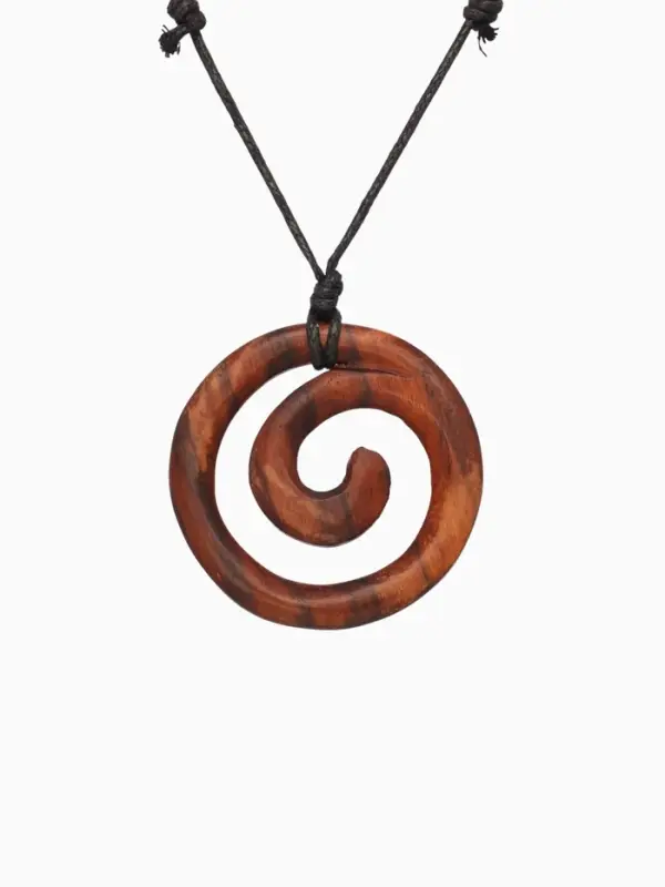 Кулон &laquo;Спираль&raquo;, дерево соно