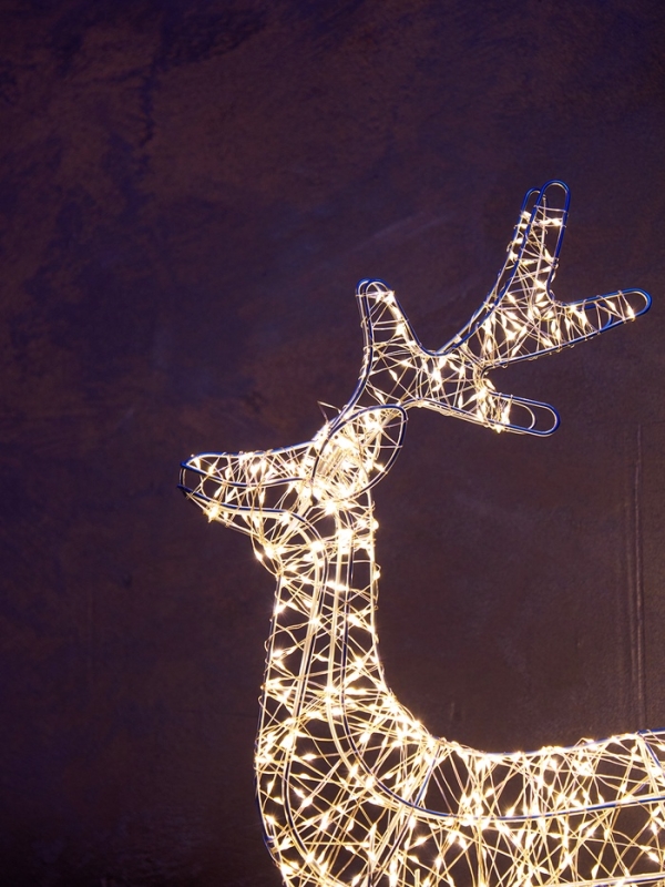 Фигура световая FROSTY  Фигура световая FROSTY "Олень", 55х40х10, 720 LED, 220V, свечение тёплое белое