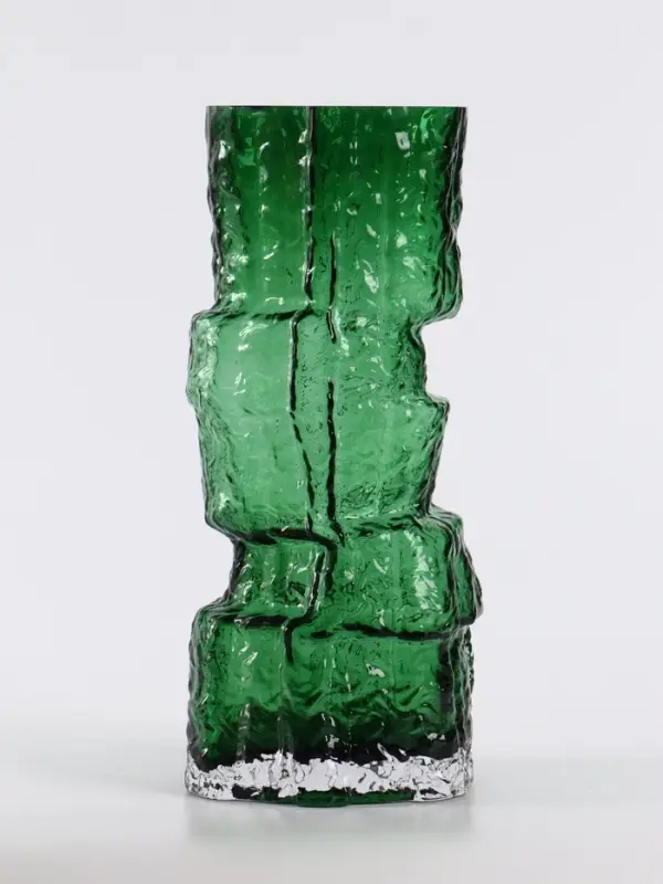 Ваза «Гоэтано», 30×13 см, стекло, зелёная