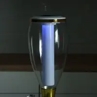 Башня пивная Gold, колба с подсветкой, 3 л, пластик, батарейки cr 2032, золотистая