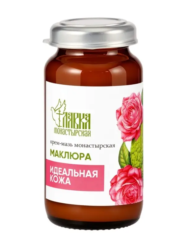 Крем-мазь &laquo;Маклюра&raquo; &laquo;Идеальная кожа&raquo; &laquo;Монастырская лавка&raquo; стекло, 30 мл