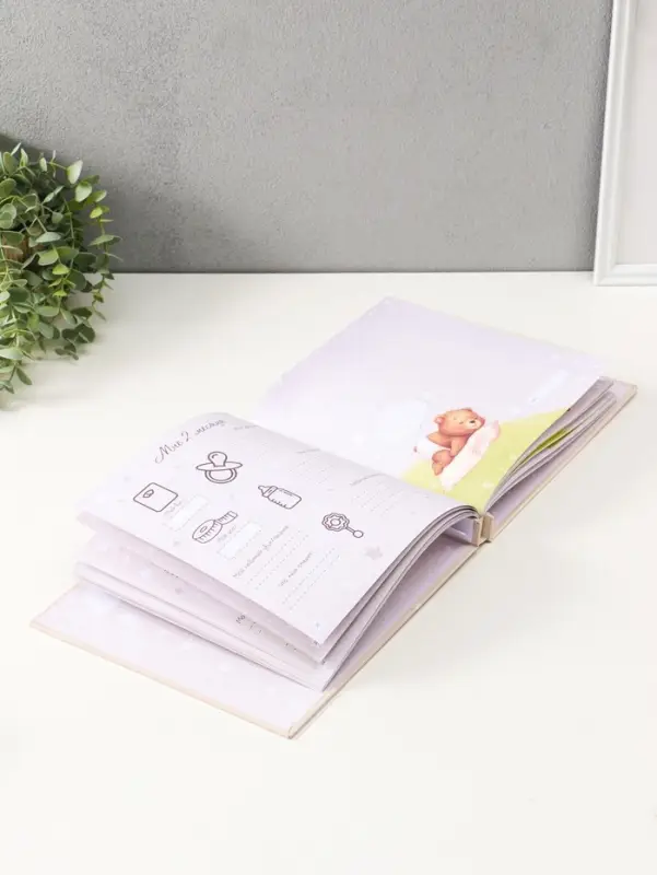 Фотокнига для малыша 36 листов, 72 страницы &laquo;Начало моего пути&raquo;, фотоальбом для фото, 25.5&times;24 см