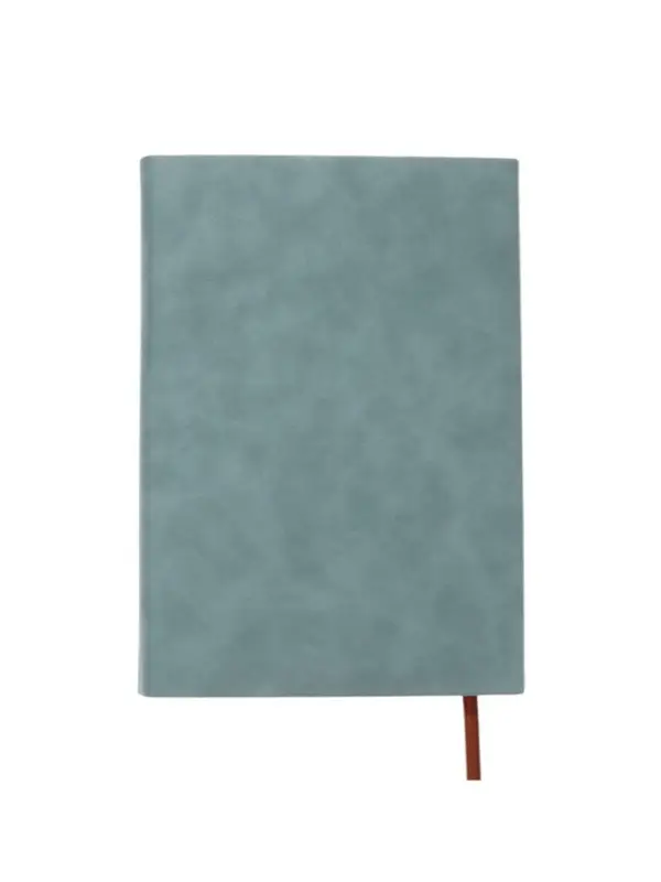 Ежедневник недатированный формат А5, с клапаном, 96л, линия, пвх, Зеленый Ежедневник недатированный формат А5, с клапаном, 96л, линия, пвх, Зеленый