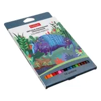 Карандаши 18цв, Hatber, заточ, трехгр,  коробка, европодвес 63838