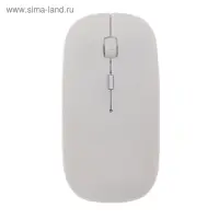 Мышь Luazon MB-1.0, беспроводная, оптическая, 1600 dpi, USB, белая