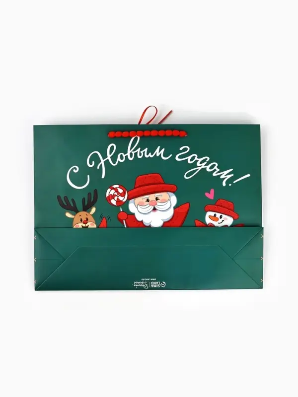 Пакет подарочный «С Новым годом», снеговик, 31 × 40 × 11 см Пакет подарочный «С Новым годом», снеговик, 31 × 40 × 11 см